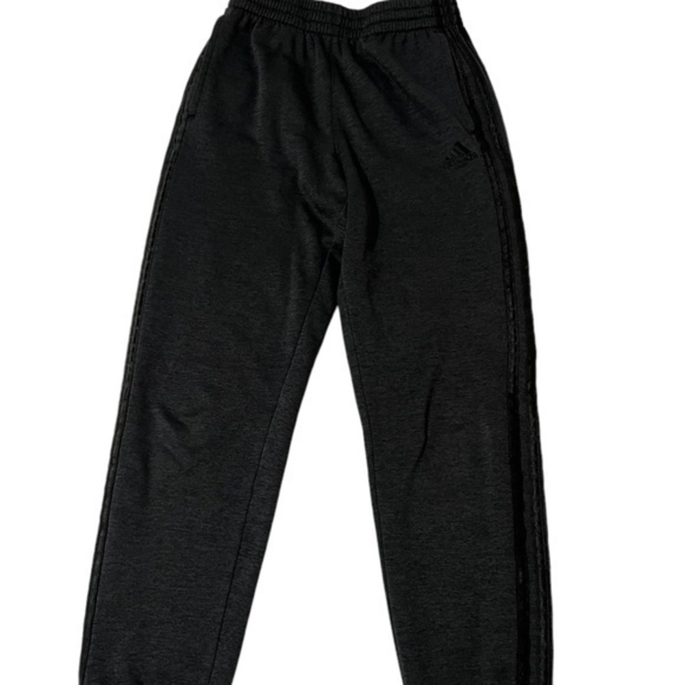 Adidas Boys Black Joggers Size Large 14/16 - Picture 2 of 6